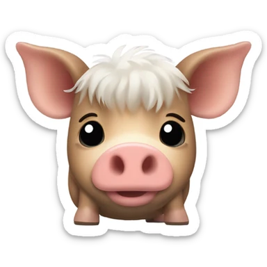 Kune kune pig sticker