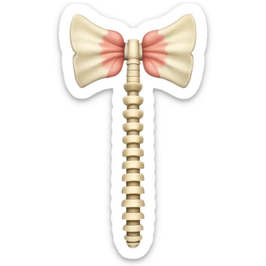 vertebral column sticker