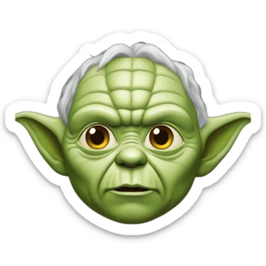 Yoda fatigué sticker