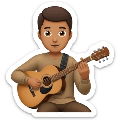 concert black Cable reels connected do a guitar man sticker