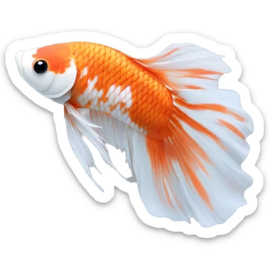 Koi betta sticker