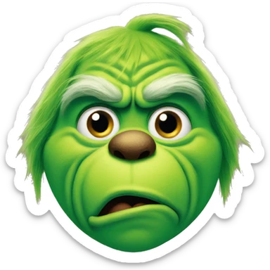 Grinch sticker