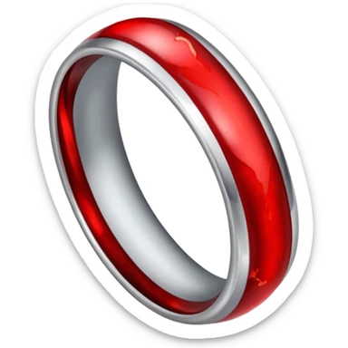 2 bloody wedding ring sticker