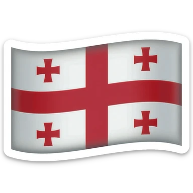 flag of Georgia sticker