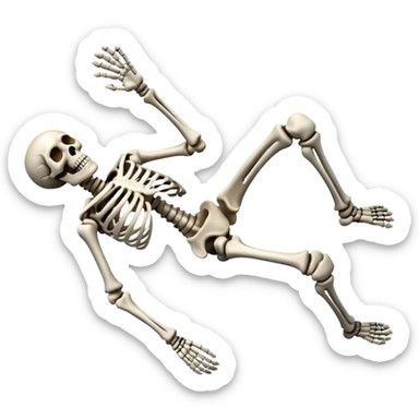 squelette chut sticker
