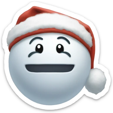Christmas snowball  sticker