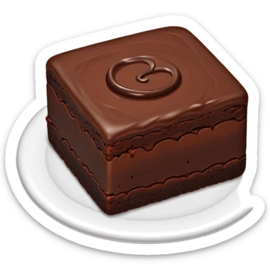 big Chocolate Brownie cake sticker