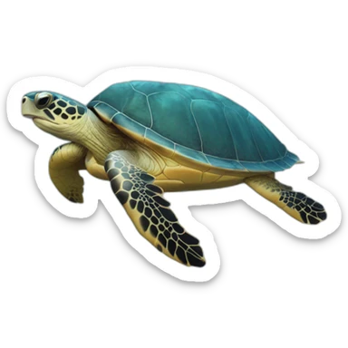 Tortue de mer sticker