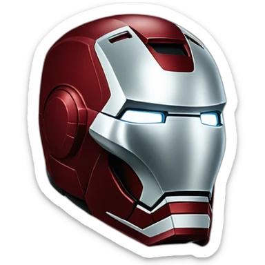 Iron Man Helmet sticker