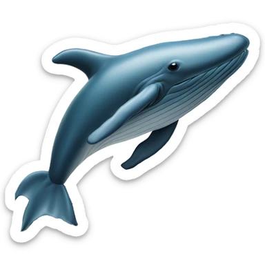 whale on a dollar bill sticker