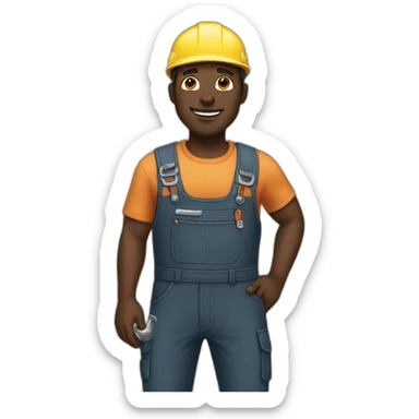 mechanic black skin sticker