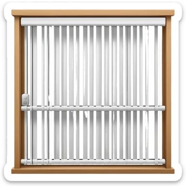 vertical venetian blinds sticker