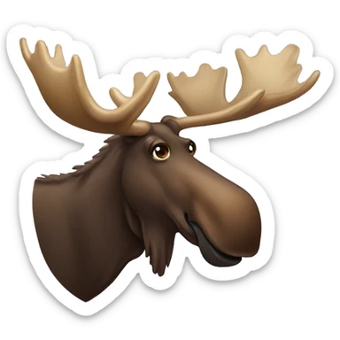 Moose sticker
