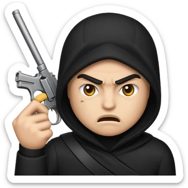Robbery emoji sticker