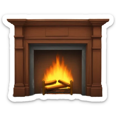 fireplace mantle sticker