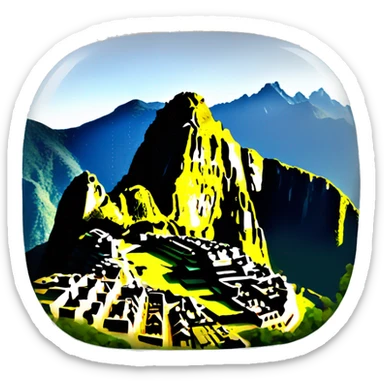 Machu Picchu mountain  sticker