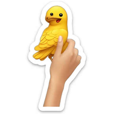 chica con abanico en la mano sticker
