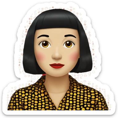 Yayoi Kusama sticker