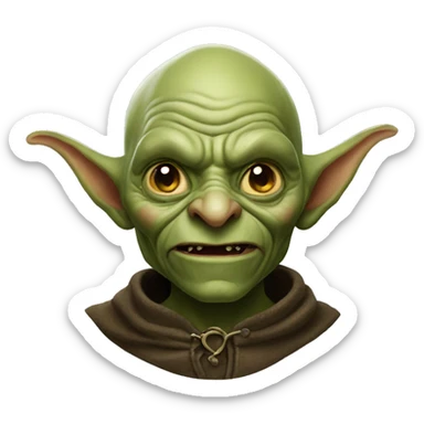 Lord of the rings goblin sticker