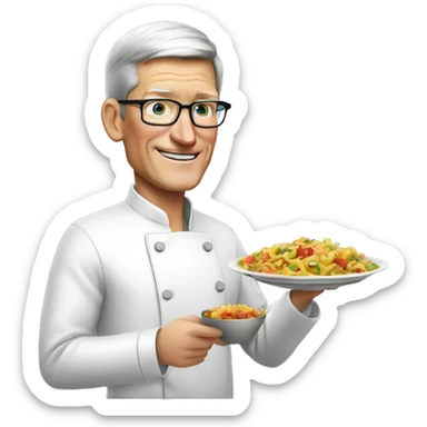 tim cook cooking sticker
