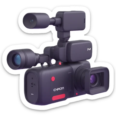 video camera sticker