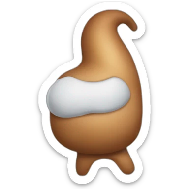 Fesse qui pète sticker