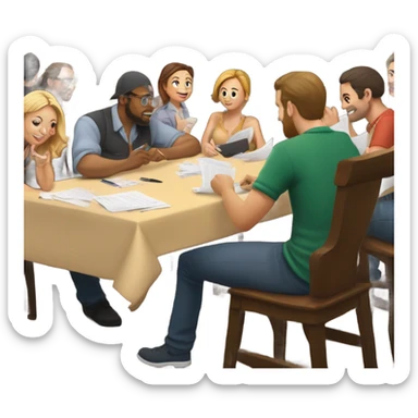 Pub quiz 3rd Monday of the month 8pm start sticker