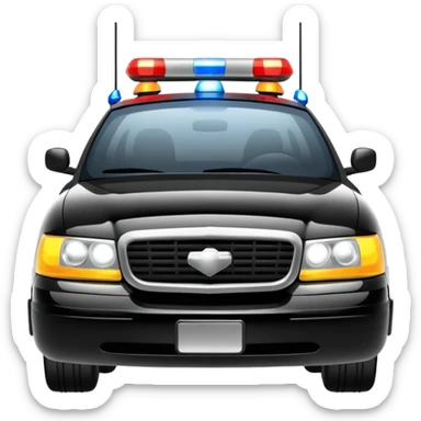 Police Car sticker