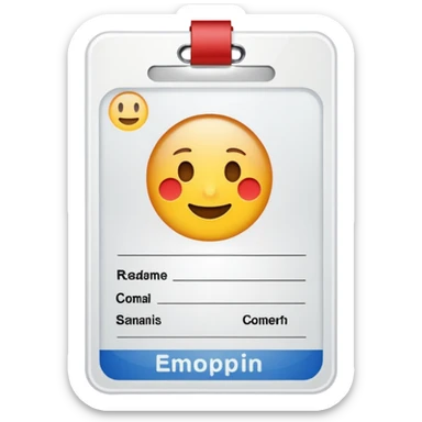 ID Card Scan sticker