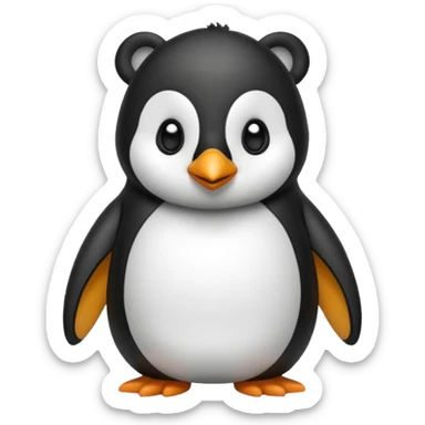 🐧+🐻  merge one emoji  sticker