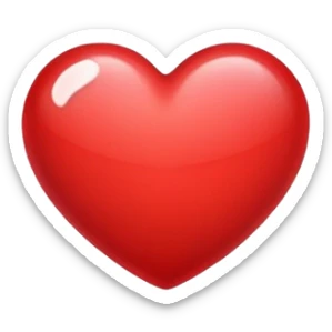 A cute heart adorable  sticker