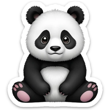Панда sticker