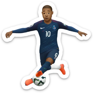 Mbappé qui fait un dab  sticker