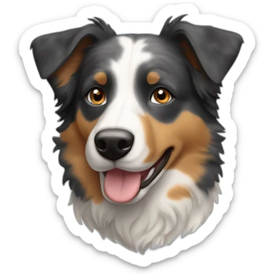Australian Shepherd Cattle Dog sticker
