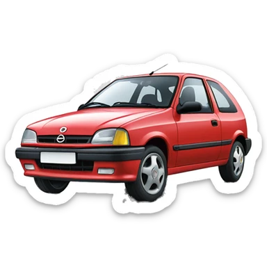 Opel Corsa-B Petro 1993 sticker