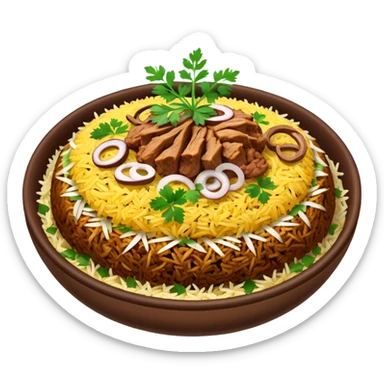 Hyderabadi Mutton Dum Biryani sticker
