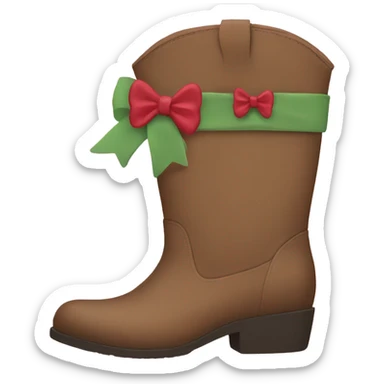 boots with bows sticker