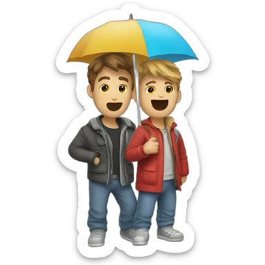 Deux Tours jumelles explosées sticker