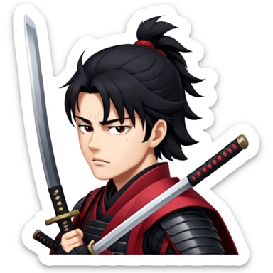 Fierce Samurai sticker