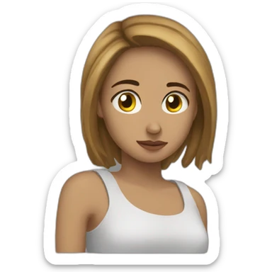 girl-tired-of-this-life sticker