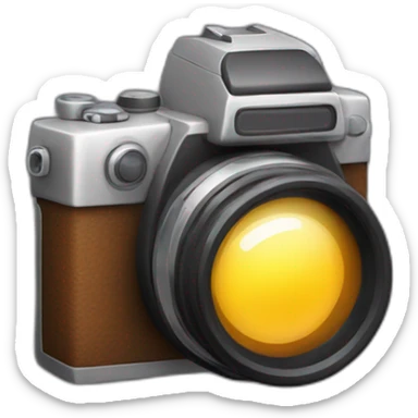 camera with flash sticker