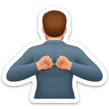 a guy getting hump from behind sticker