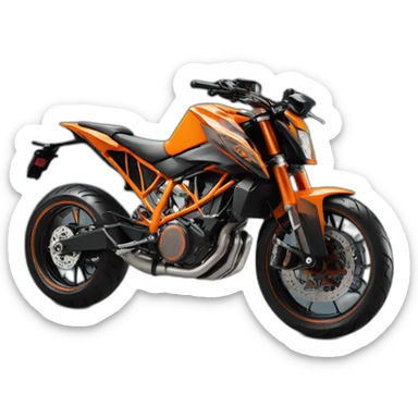 Nic cage KTM bike sticker