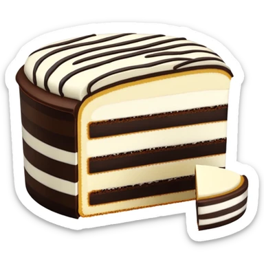 Hostess zebra sticker