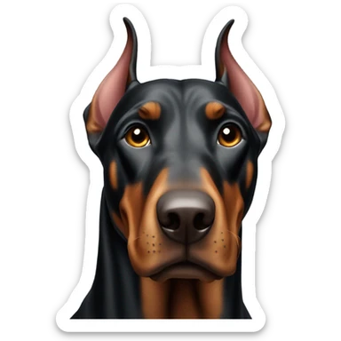 Doberman number 1 sticker