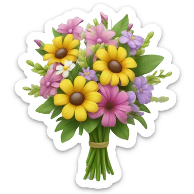 Beautiful flower bouquet  sticker