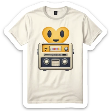 vintage band graphic tee shirt sticker