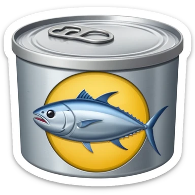 tuna in a tin can sticker