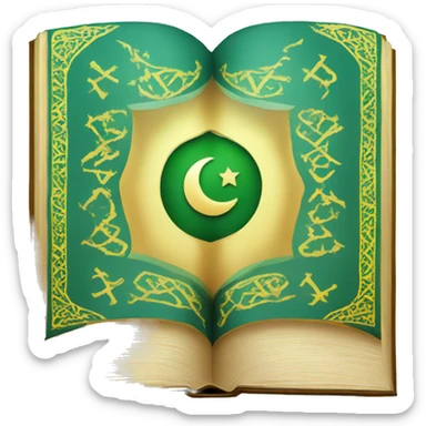 Islam holy book sticker