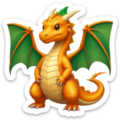 dragonite pokemon sticker